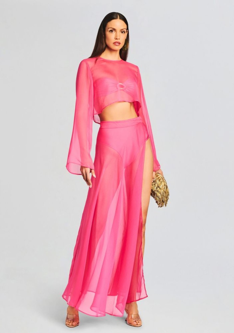 Clothing Shani Shemer | Alaia Long Slit Skirt