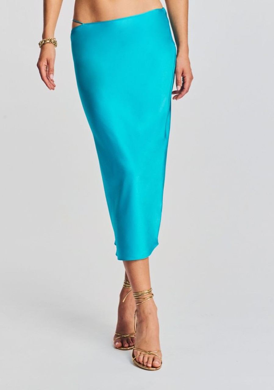 Clothing SER.O.YA | Penina Silk Midi Skirt