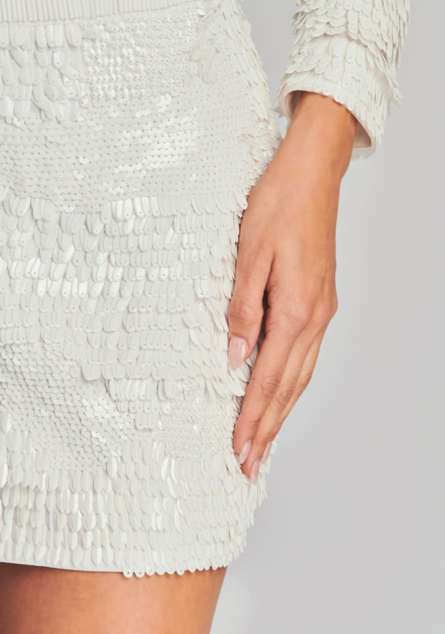 Clothing retrofête | Ansley Feather Sequin Skirt