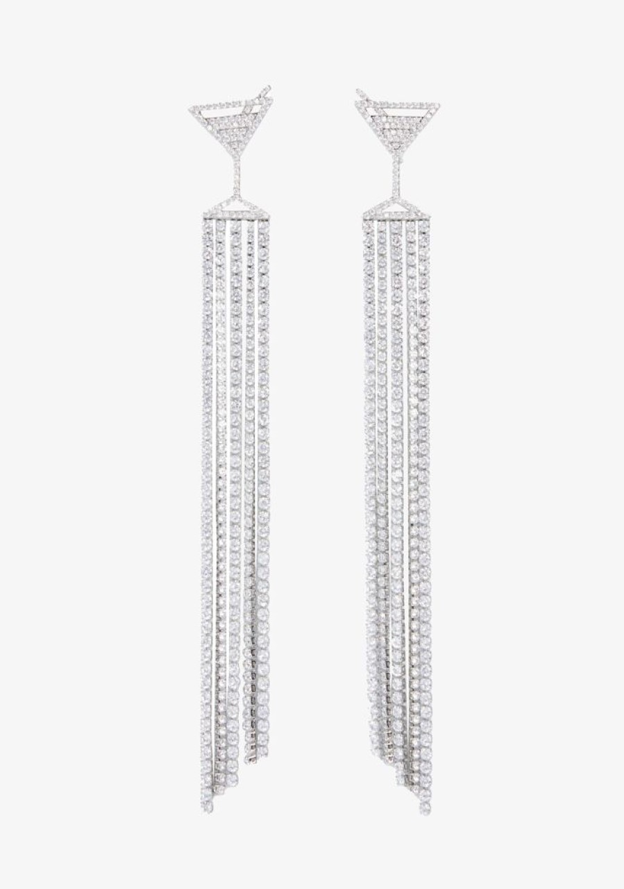 Accessories retrofête | Martini Drop Crystal Earring