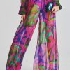 Clothing retrofête | Zeca Silk Chiffon Pant