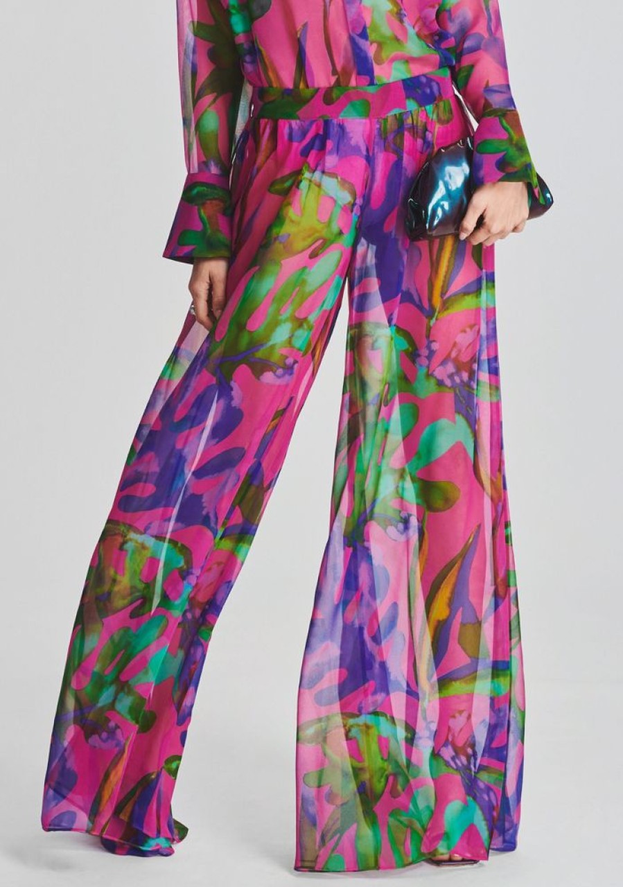 Clothing retrofête | Zeca Silk Chiffon Pant