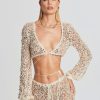 Clothing retrofête | Vera Sequin Crochet Top