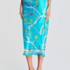 Clothing SER.O.YA | Penina Silk Midi Skirt