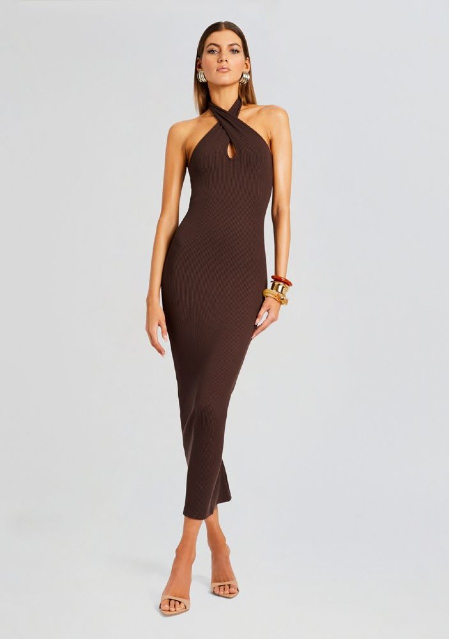 Clothing Sans Faff | Lozza Halter Neck Maxi Dress