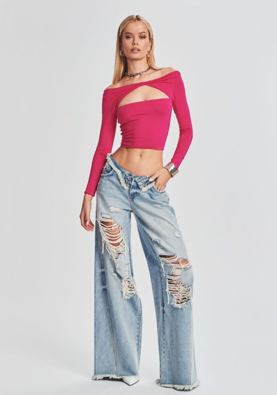 Clothing SER.O.YA | Ollie Wide Leg Jean