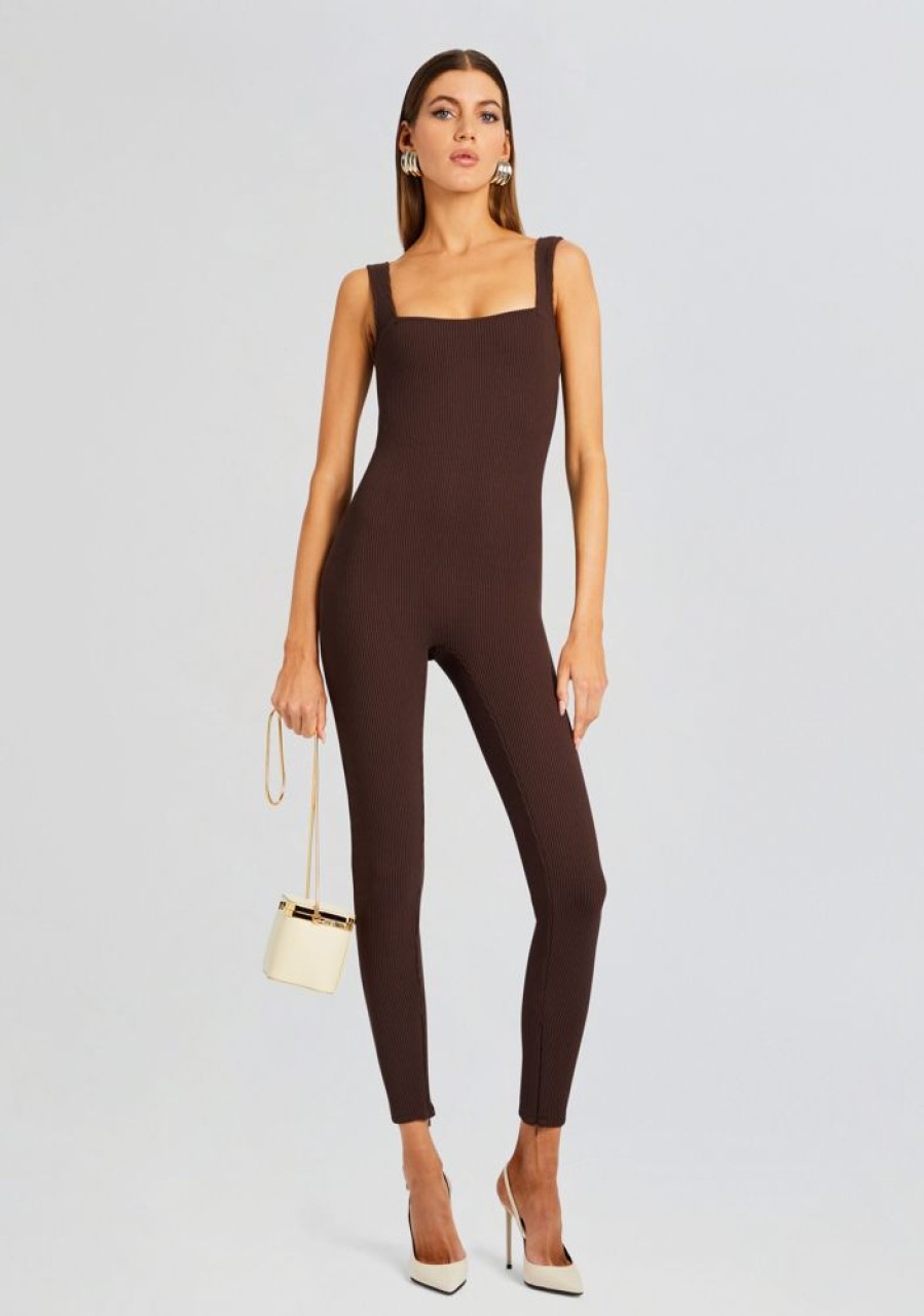 Clothing Sans Faff | Sabrina Sleeveless Enviro Rib Catsuit