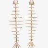 Accessories retrofête | Bimini Crystal Fish Bone Earrings