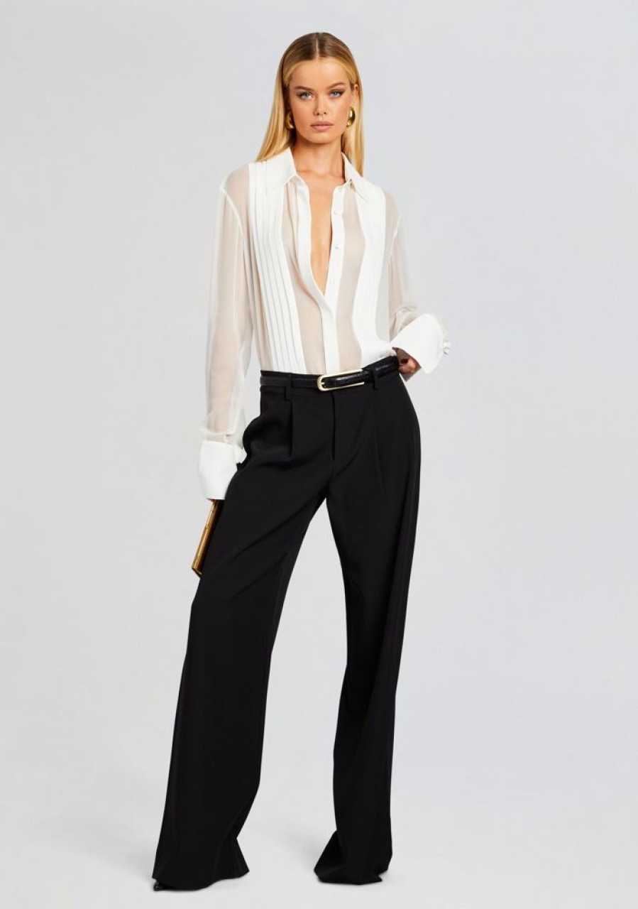 Clothing Sans Faff | Meghan Panelled Silk Blouse