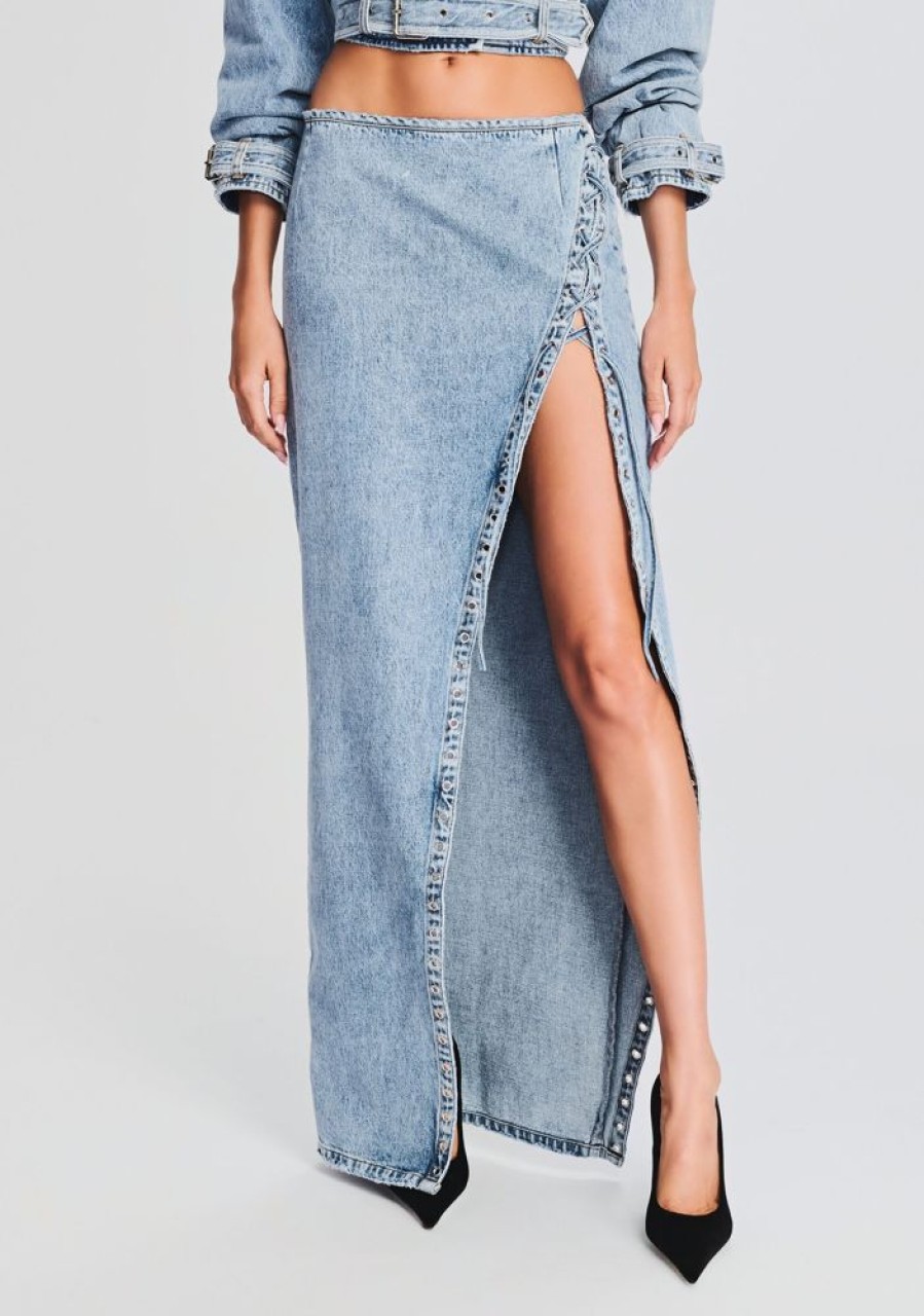 Clothing retrofête | Zahlia Denim Skirt