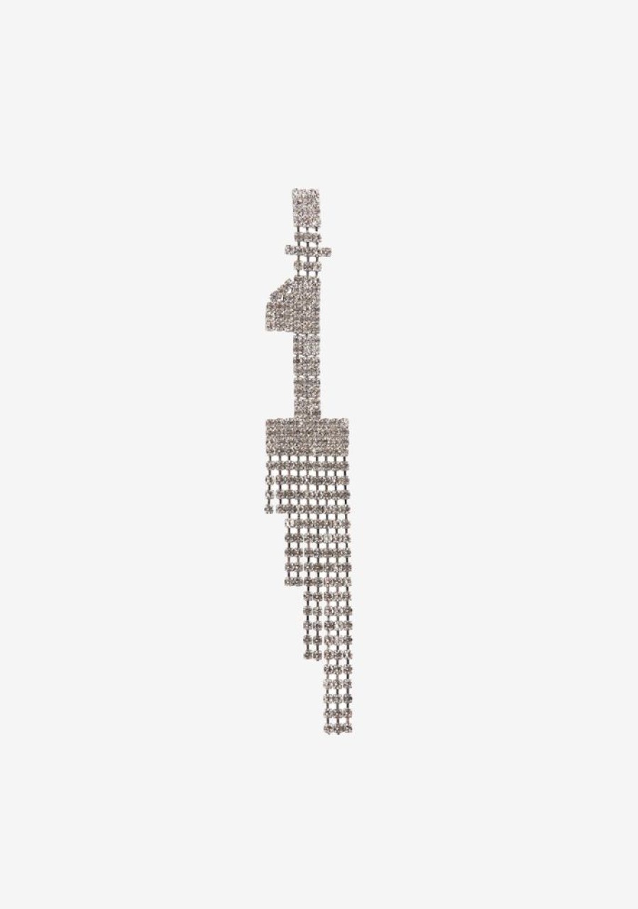 Accessories retrofête | Number Rhinestone Earring