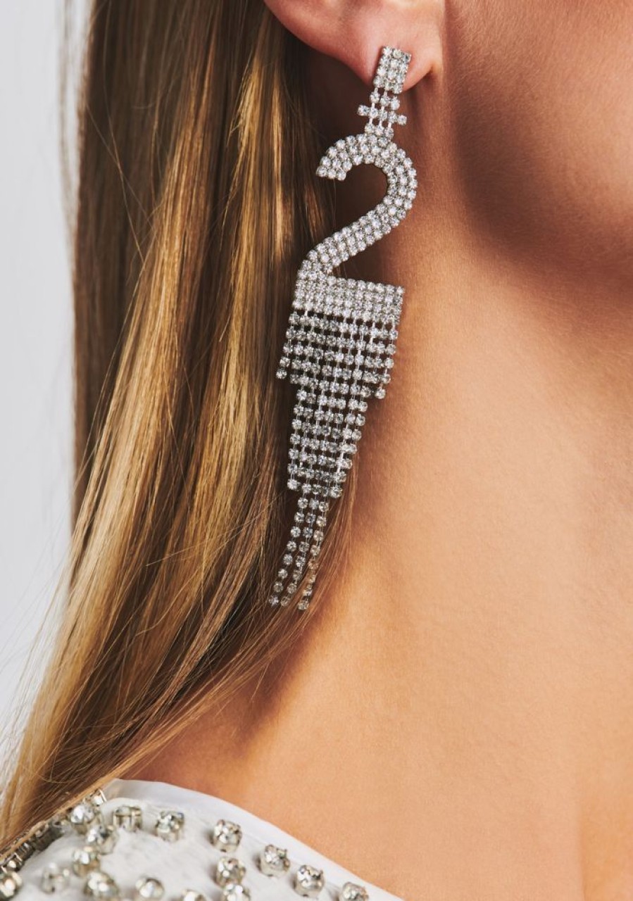 Accessories retrofête | Number Rhinestone Earring