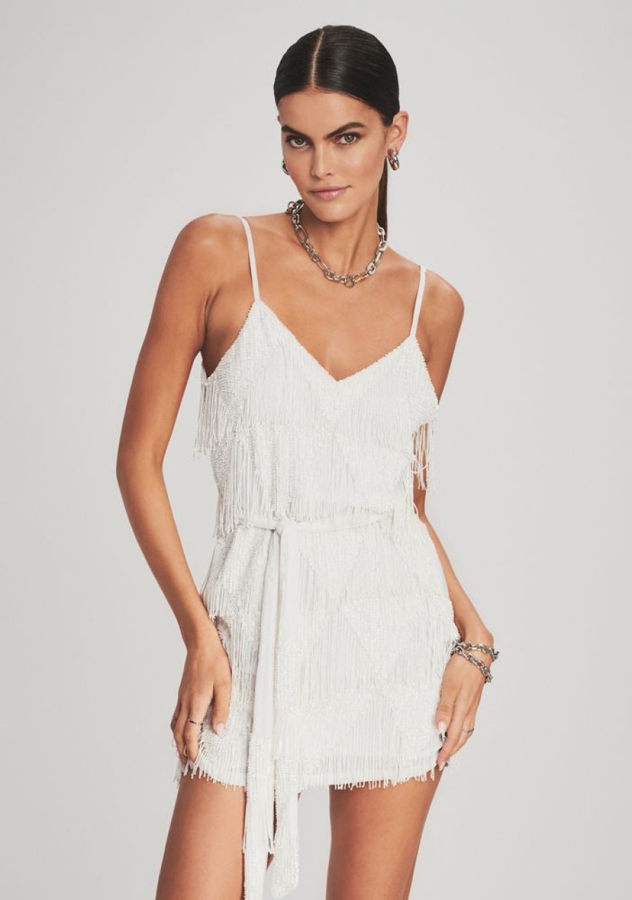 Clothing retrofête | Claire Sequin Fringe Dress