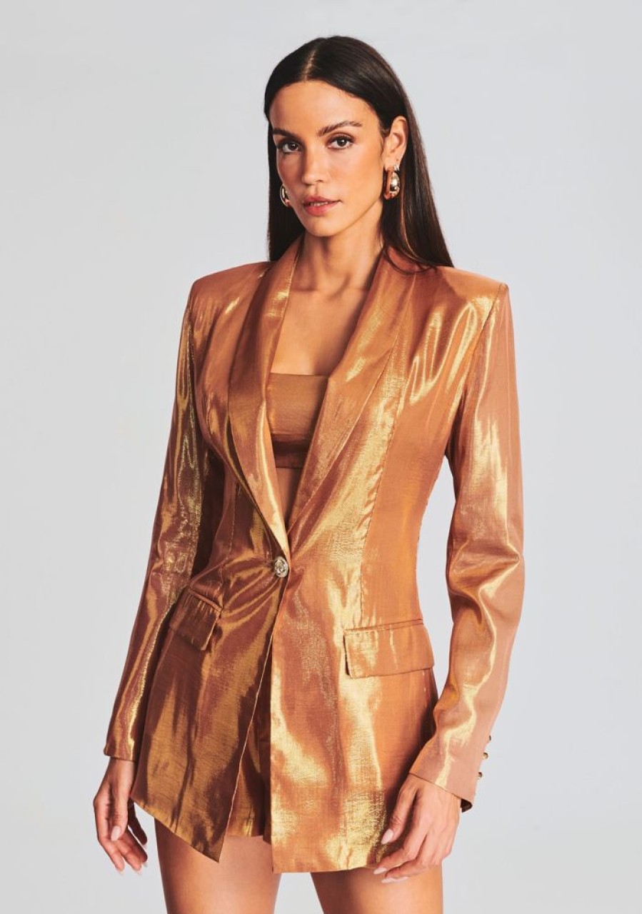 Clothing retrofête | Killy Silk Chiffon Blazer