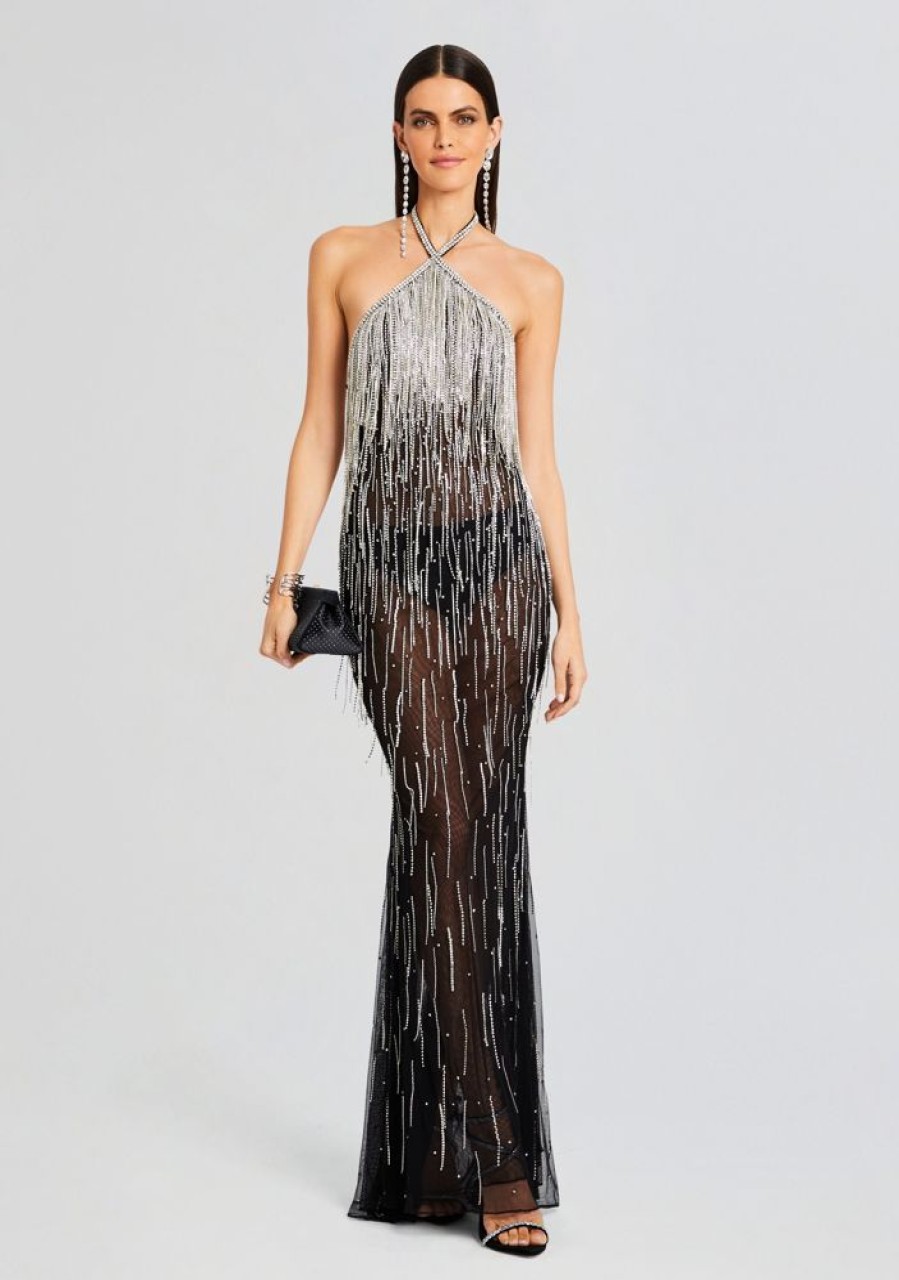 Clothing retrofête | Belle Embellished Fringe Dress