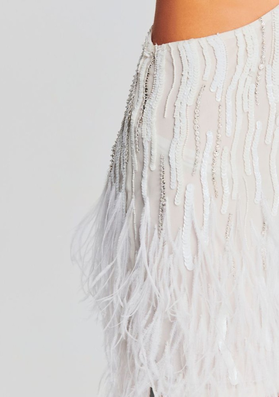 Clothing retrofête | Beverly Sequin Feather Dress