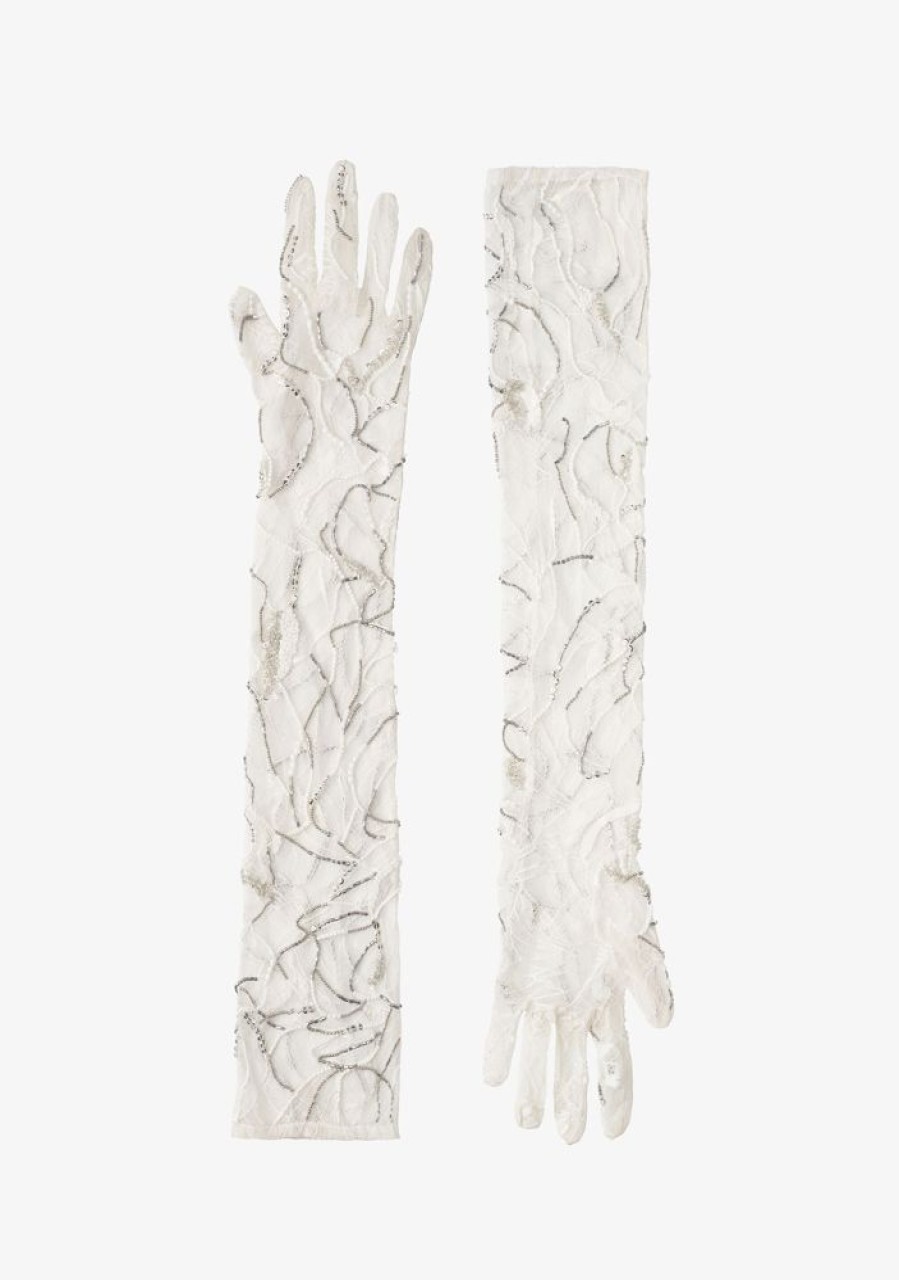 Accessories retrofête | Royce Embellished Lace Gloves