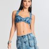 Clothing retrofête | Millie Denim Bra Top