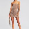 Clothing retrofête | Dixie Sequin Fringe Dress