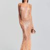 Clothing retrofête | Odessa Sequin Feather Dress