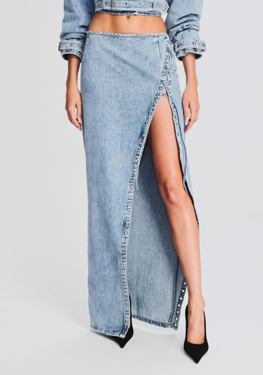 Clothing retrofête | Zahlia Denim Skirt