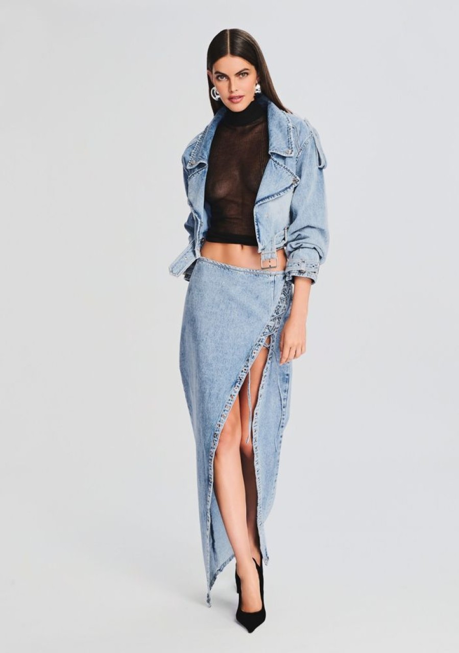 Clothing retrofête | Zahlia Denim Skirt