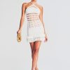 Clothing retrofête | Eze Crochet Pearl Embellished Dress