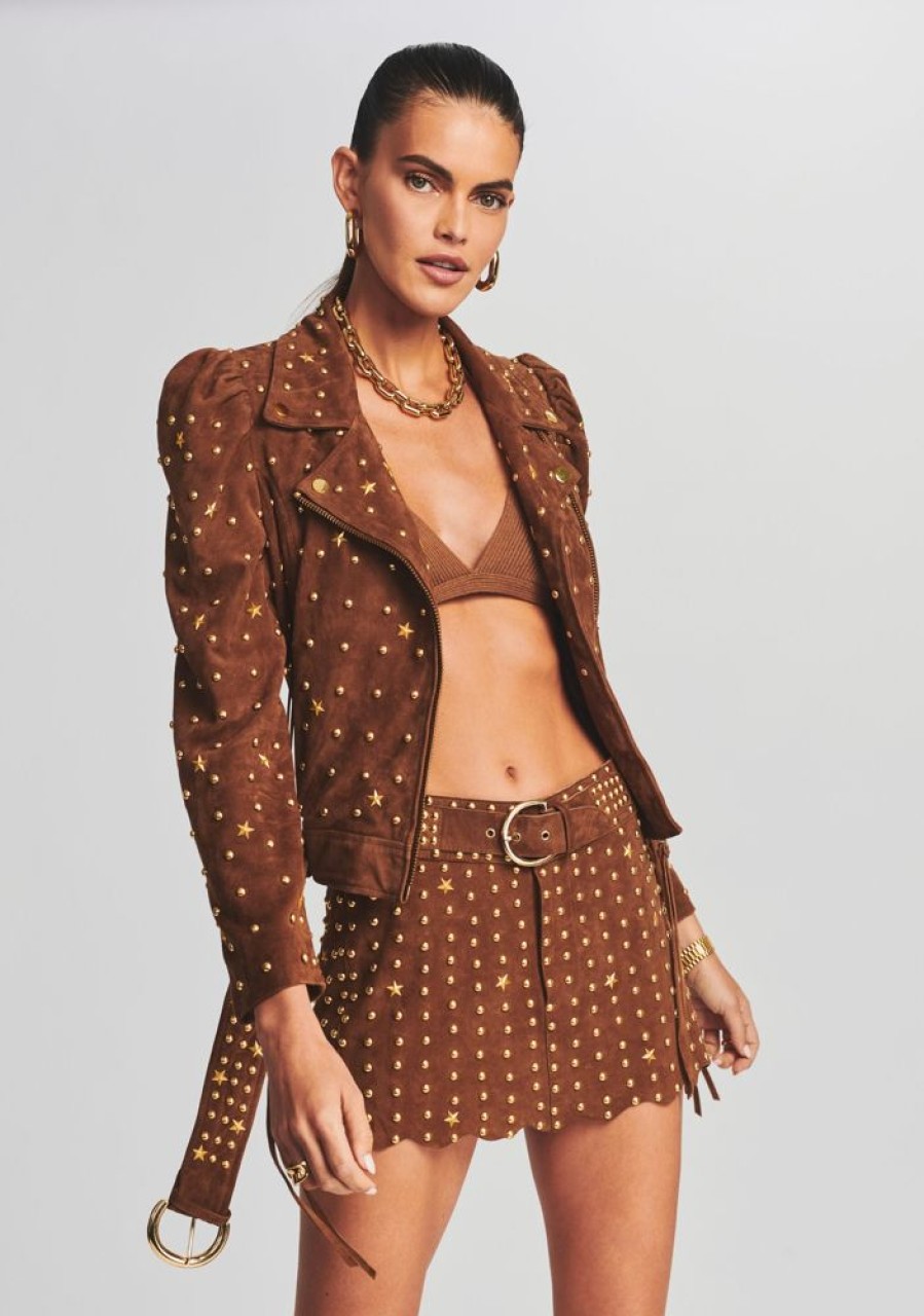 Clothing retrofête | Tai Suede Studded Jacket