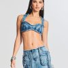 Clothing retrofête | Millie Denim Bra Top