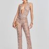 Clothing retrofête | Tosca Sequin Crochet Jumpsuit