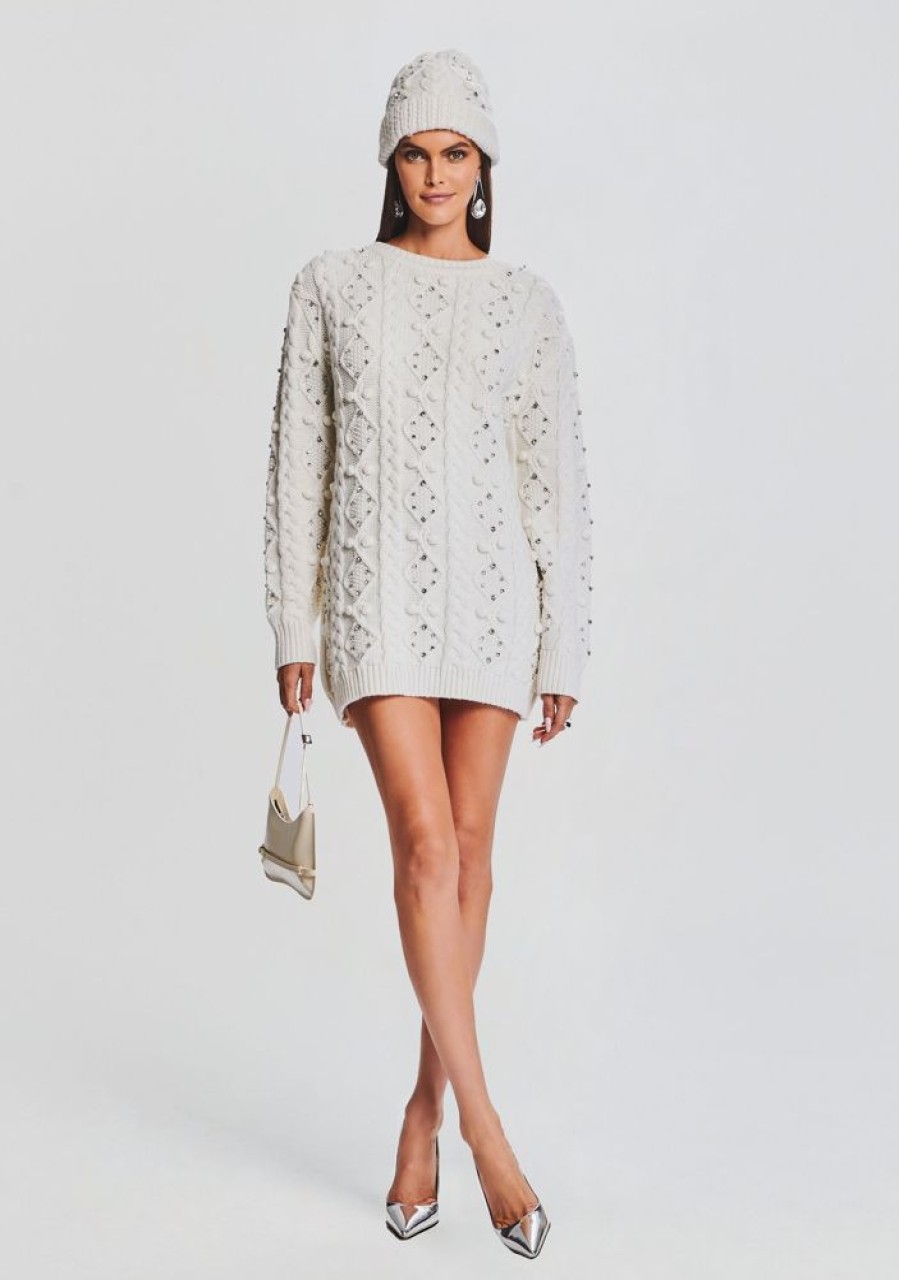 Clothing retrofête | Maple Embellished Sweater Dress